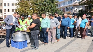 Başkan Arslan'dan aşure ikramı