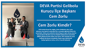 DEVA Partisi GeliboluKurucu İlçe Başkanı belli oldu