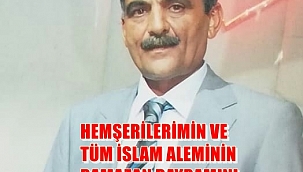 Balabanlı  Köyü Muhtarı R. Hasan Ayan'nın Ramazan Bayramı Mesajı