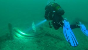Çanakkale Boğazı'ndan 250 kilo hayalet ağ temizlendi