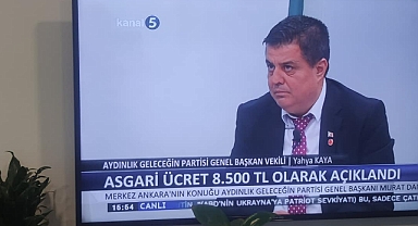 AYGİP  Çanakkale-Ayvacıklı Genel Başkan Vekili Yahya Kaya Kanal 5 de Soruları Cevapladı