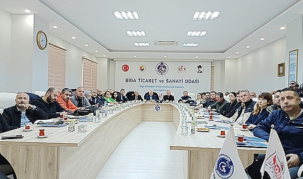 KOSGEB'İN KOBİGEL-KOBİ GELİŞİM DESTEK PROGRAMI BİGA TSO'DA ANLATILDI