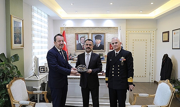 MİLLİ SAVUNMA ÜNİVERSİTESİ REKTÖR YARDIMCILARINDAN VALİ AKTAŞ'A ZİYARET