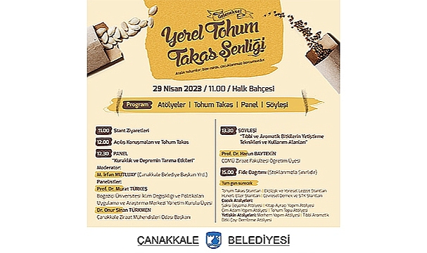 GELENEKSEL YEREL TOHUM TAKAS ŞENLİĞİNE DAVETLİSİNİZ