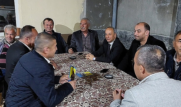 İYİ PARTİLİ CENGİZ YALÇIN ÇAN'DA ADAYLIK ZİYARETLERİNDE