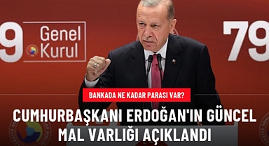İşte Cumhurbaşkanı Erdoğan'ın güncel mal varlığı