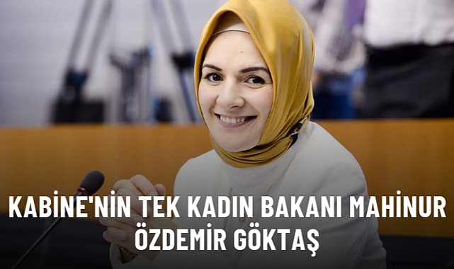 Kabine'nin tek kadın bakanı Mahinur Özdemir Göktaş oldu