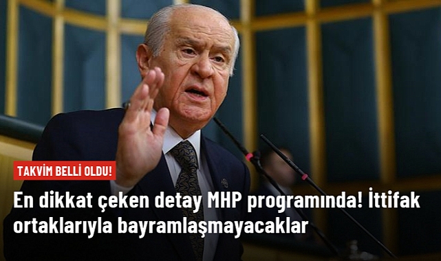 MHP, ittifak ortağı HÜDA PAR ile bayramlaşmayacak