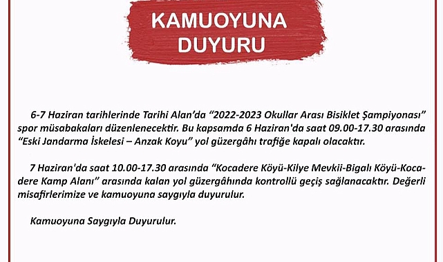 Tarihi alanda o yollar kapanacak