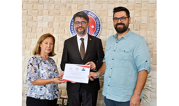 BU BELGE ÇANAKKALE'DE İLK KEZ BİR SAĞLIK KURULUŞUNA VERİLDİ