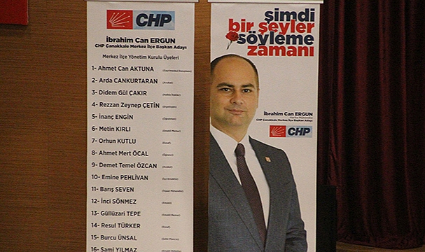 CHP MERKEZ İLÇEDE BAYRAK DEĞİŞİMİ