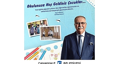"OKULUNUZA HOŞ GELDİNİZ"