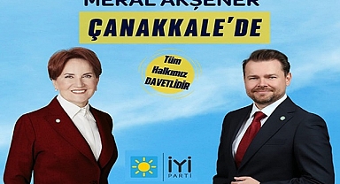 Akşener Aday Tanıtımı İçin Cuma Günü Çanakkale'ye  Geliyor!