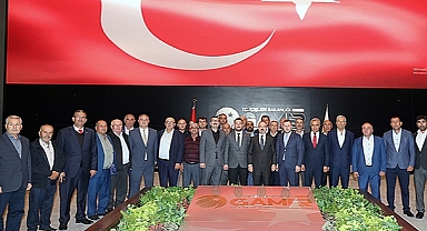 EZİNE MUHTARLARI TURAN'IZİYARET ETTİ