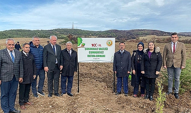 ÇANAKKALE'DE CUMHURİYET ORMANLARI KURULDU