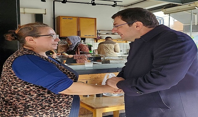 CHP'li Erkek 'ten esnaf ziyaretleri