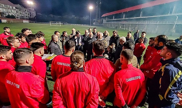 CHP'li Erkek Çanakkale Sporu ziyaret etti