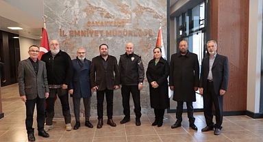 Gazetecilerden Emniyet Müdürü Arıcı'ya ziyaret