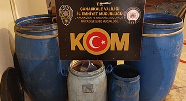 Çanakkale Kepez'de 1027 Litre Sahte İçki Ele Geçirildi