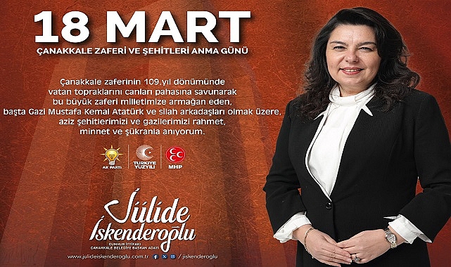 İskenderoğlu ''Bu Mübarek Topraklara Hizmet Etmek; Boynumuzun Borcudur'',