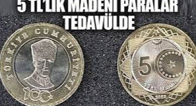 5 Tl Madeni Paralar Tedavüle Girdi