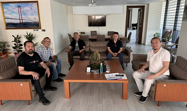 Gazeteciler'den Başkan Atilla Öztürk'e Ziyaret