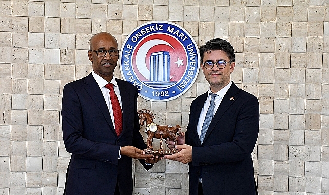 Somali Ankara Büyükelçisinden ÇOMÜ'ye iş birliği ziyareti