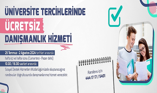Üniversite Tercihlerinde Ücretsiz Danışmanlık Hizmeti