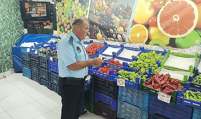 Hal Müdürlüğüne bağlı ekiplerin denetimleri sürüyor
