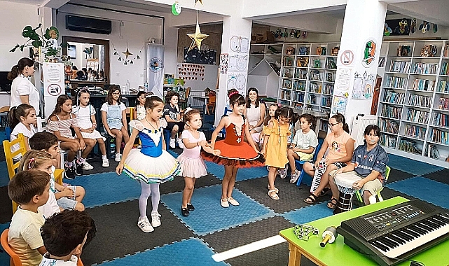 Kepez'de Halk Çocuk Kültür Evi’nde yaz atölyeleri sona erdi.