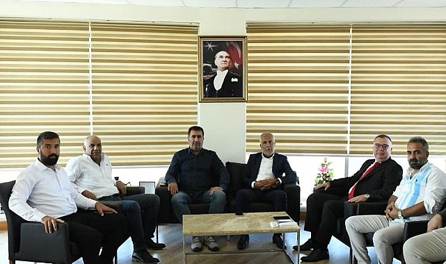 Çanakkale Vanlılar Kültür Dayanışma Derneği'nden Kepez Belediye Başkanı Birol Arslan'a Nezaket Ziyareti