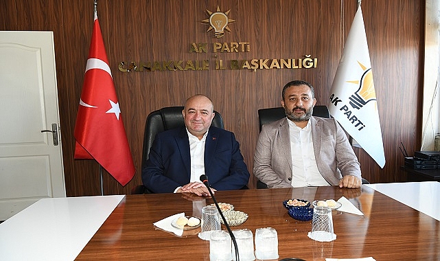 Gider’den AK Parti Merkez İlçe Başkanı Barış’a “hayırlı olsun” ziyareti