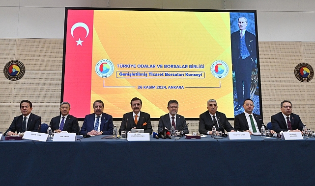 ÇTB BAŞKANI  DENİZ, TOBB TİCARET BORSALARI KONSEY TOPLANTISINA KATILDI.