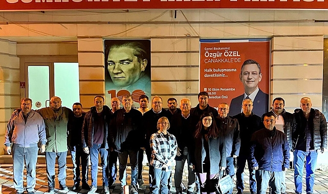 CHP İL Başkanı Levent Gürbüz: “Ezine ve Geyikli'de Halkımızla Bir Aradayız”