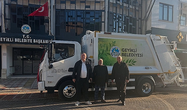Bakanlıktan Geyikli Belediyesine Çöp Kamyonu Hibe Edildi