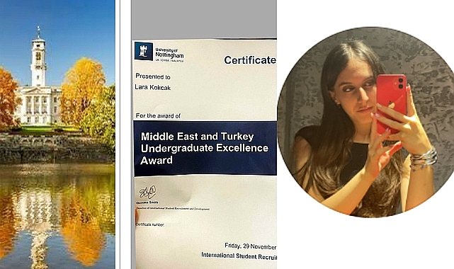 Lara Kökçak'a uluslararası ödül