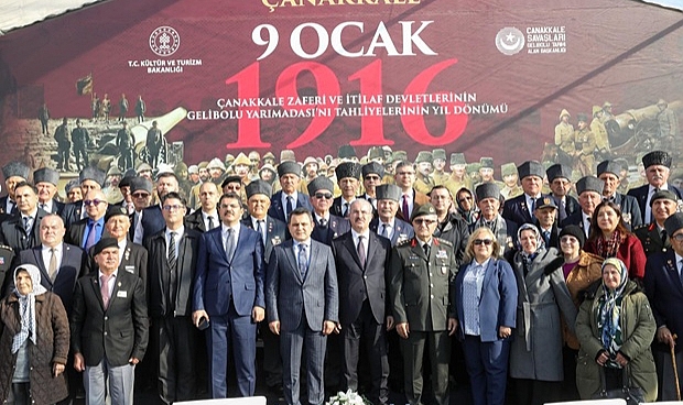 İtilaf Devletleri'nin Gelibolu Yarımadası'nı tahliyesinin 109'uncu yılı kutlandı