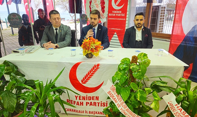 Yeniden Refah Partisi Lapseki İlçe Başkanlığı'na İsmail Uslu İle Devam Dedi