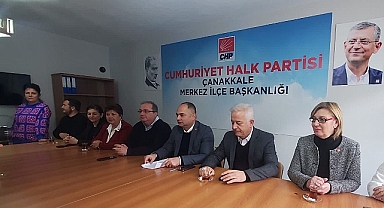 CHP Çanakkale'de  Eğitim Sistemi'nin Sorunlarını Eleştirdi