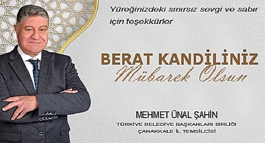 Şahin, ''Berat Kandili Hassasiyetle İdrak Etmemiz Gereken Bir Gece''