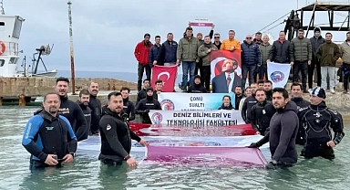Deniz Zaferi’nin 110. Yıldönümünde anlamlı anı dalışı