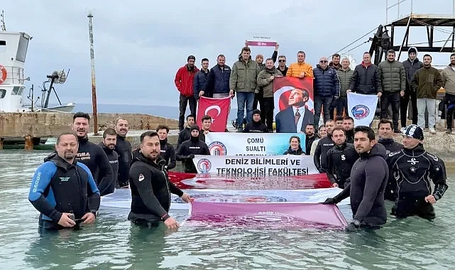 Deniz Zaferi’nin 110. Yıldönümünde anlamlı anı dalışı