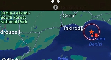 Marmara Denizi'nde 6.2 Büyüklüğünde Deprem