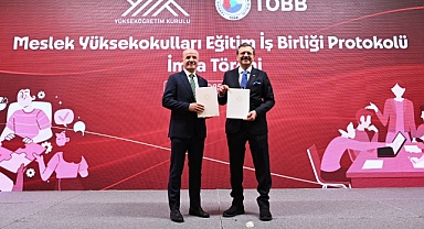 YÖK ve TOBB Meslek Yüksekokulları için iş birliği yapacak.