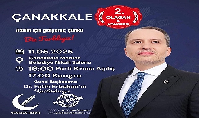 Milli Görüş Lideri Dr.Fatih Erbakan Çanakkale'de!