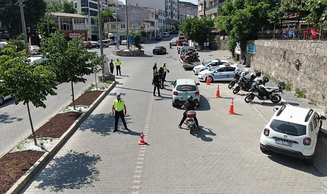 Ayvacık İlçesinde Asayiş ve Trafik Uygulaması