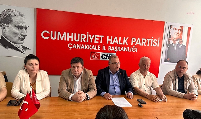 CHP Çanakkale Örgütleri, ''Değişime Sahip Çıkıyor, Genel Başkanımız Özgür Özel’in yanındayız.