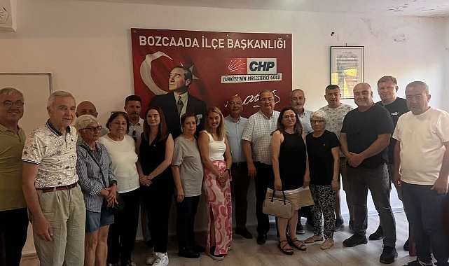 CHP İl BAŞKANI GÜRBÜZ: “BOZCAADA ÖRGÜTÜMÜZLE DAYANIŞMA İÇİNDEYİZ”