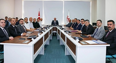 Vali Toraman Başkanlığında  Asayiş Toplantısı Yapıldı