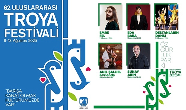 62.Uluslararası Çanakkale Troya Festivali Programı Belli Oldu